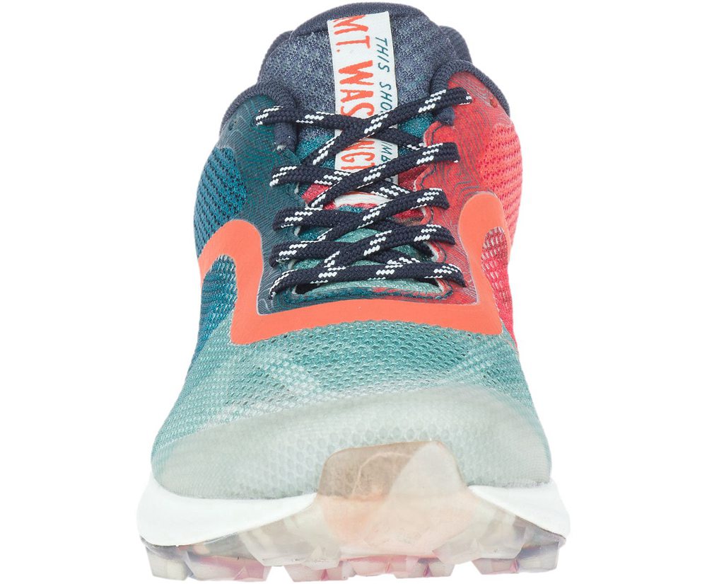 Tenis Senhora - Merrell Mtl Skyfire X White Mountains - Menta/Laranja - RIK306812